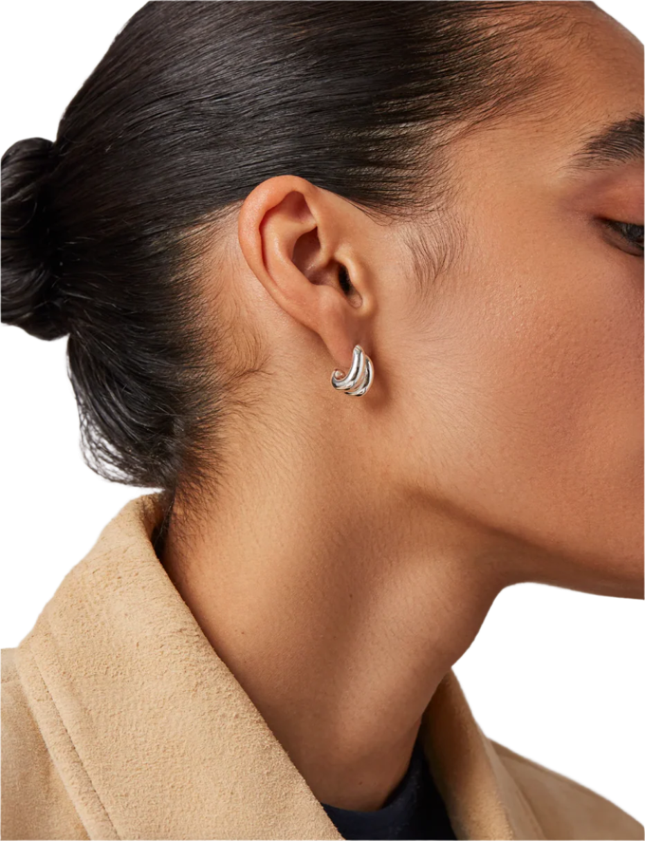 MINI FLORENCE EARRINGS - SILVER