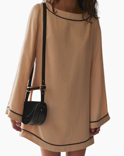 THE LYON DRESS - FAWN