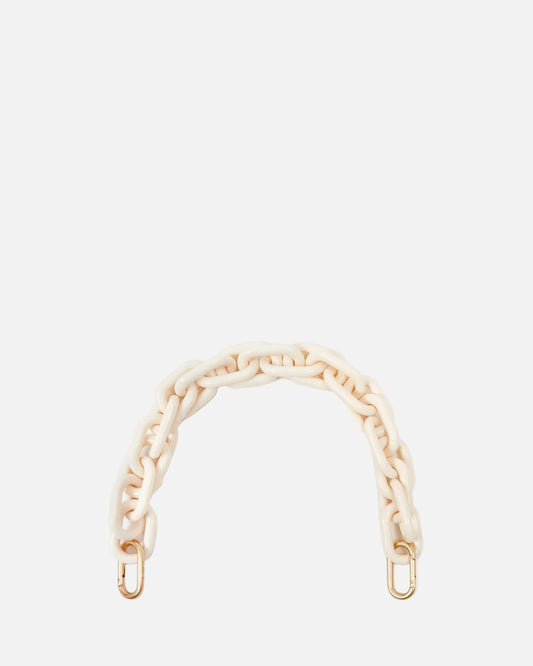 SHORTIE STRAP - CREAM RESIN