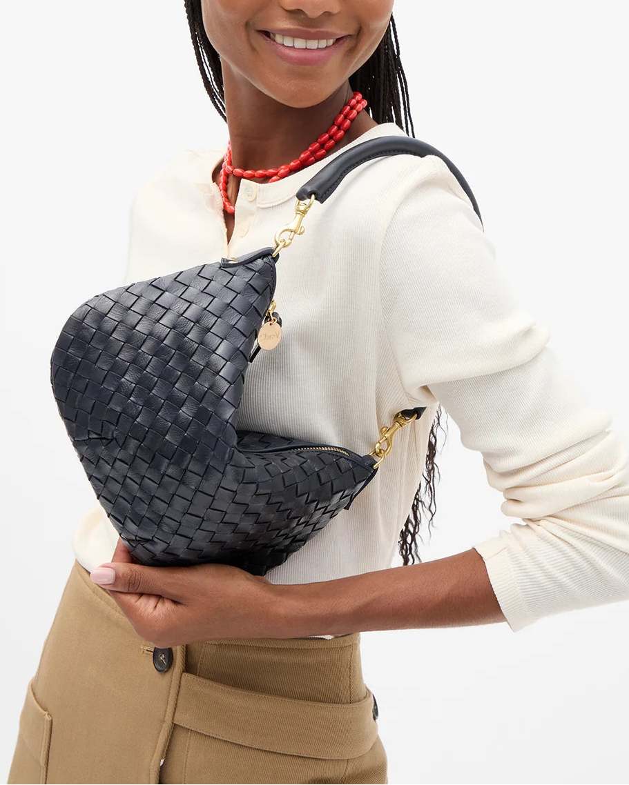 PETIT MOYEN - TWILIGHT NAVY DIAGONAL WOVEN
