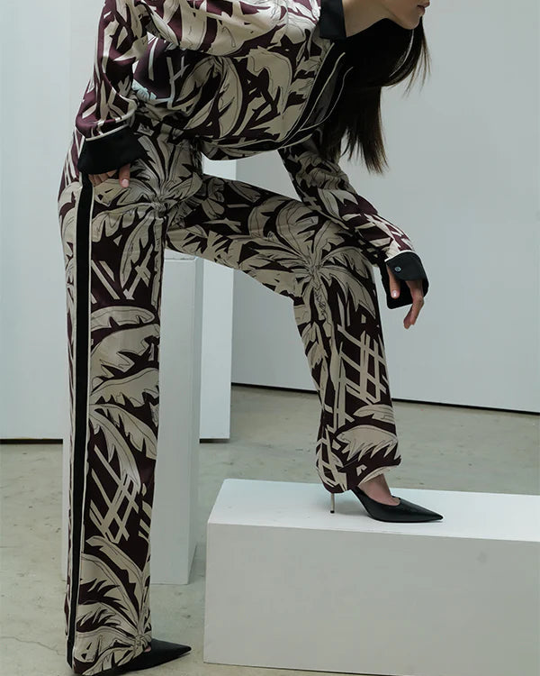 TROPICAL TUX LOUNGE PANT | SKETCHED PALM