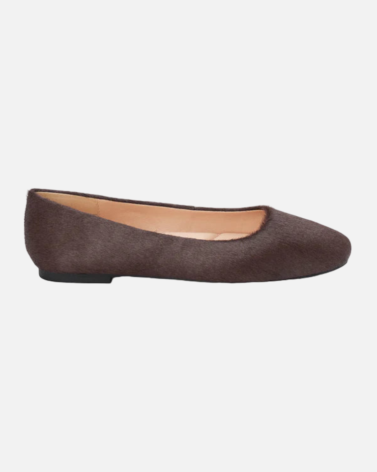 PHILLIP BALLET FLAT - COFFEE