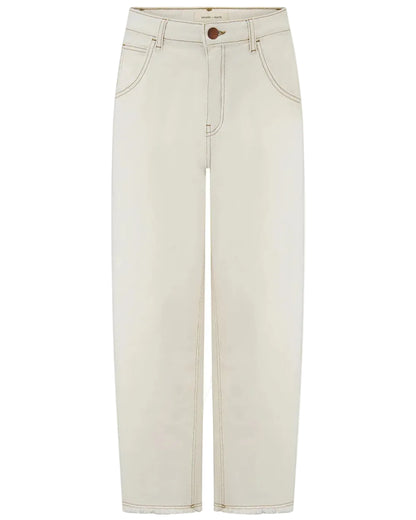 BO BARREL LEG JEAN - ECRU