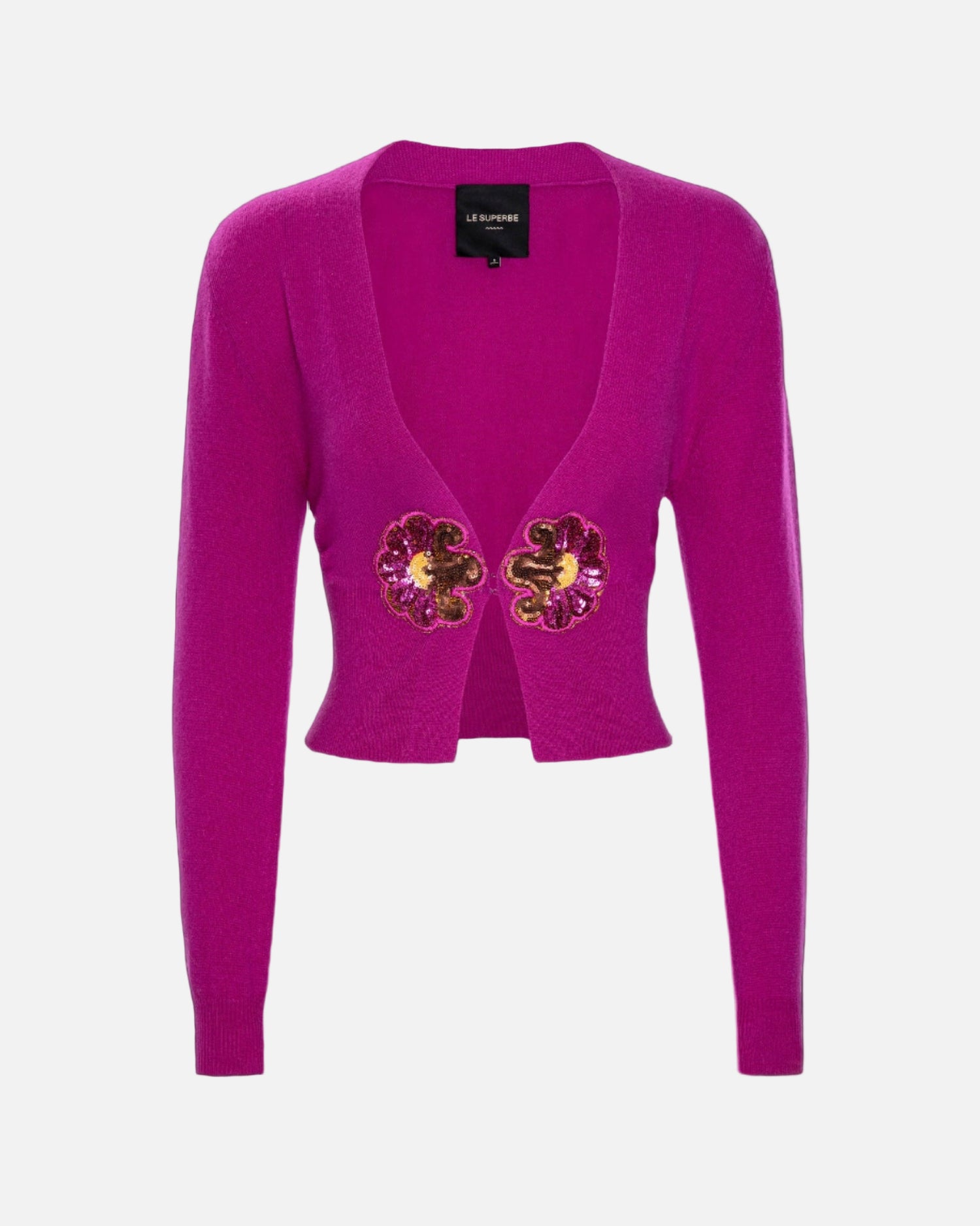 JOSHUA TREE CARDIGAN - HOT PLUM