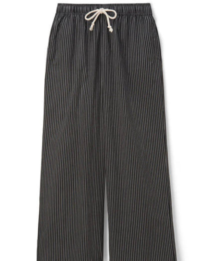 ANDI STRIPE - POPLIN BLACK STRIPE