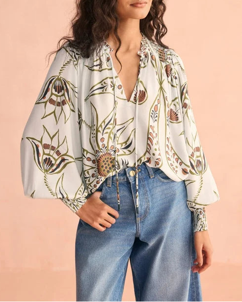 ANOUK BLOUSE - DIYA POWDER