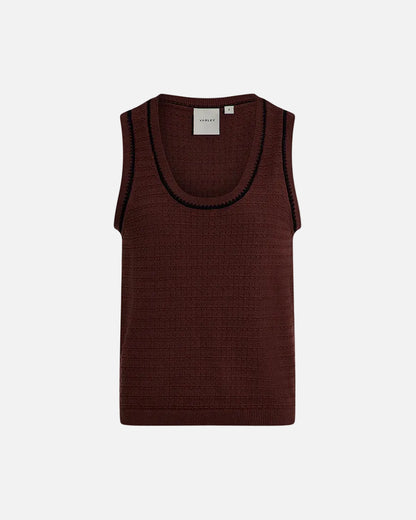 GIDEON KNIT TANK - IRONWOOD