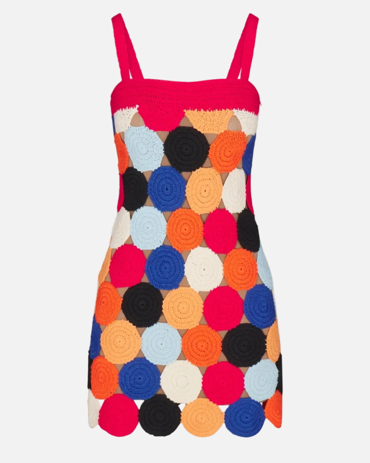 BEEP BEEP TANK MINI DRESS - CONFETTI