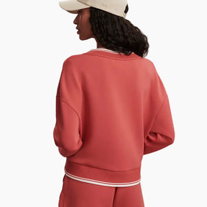 BLITHE CROPPED SWEAT - BAKED APPLE