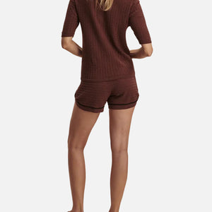 MORDEN KNIT SHORT - IRONWOOD