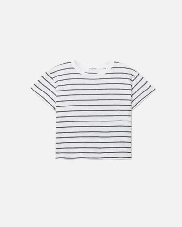 EVERETT JERSEY SS TEE - VINTAGE BLACK STRIPE