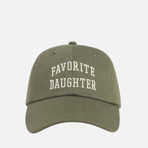 ALL CAPS LOGO BASEBALL CAP - MOSS