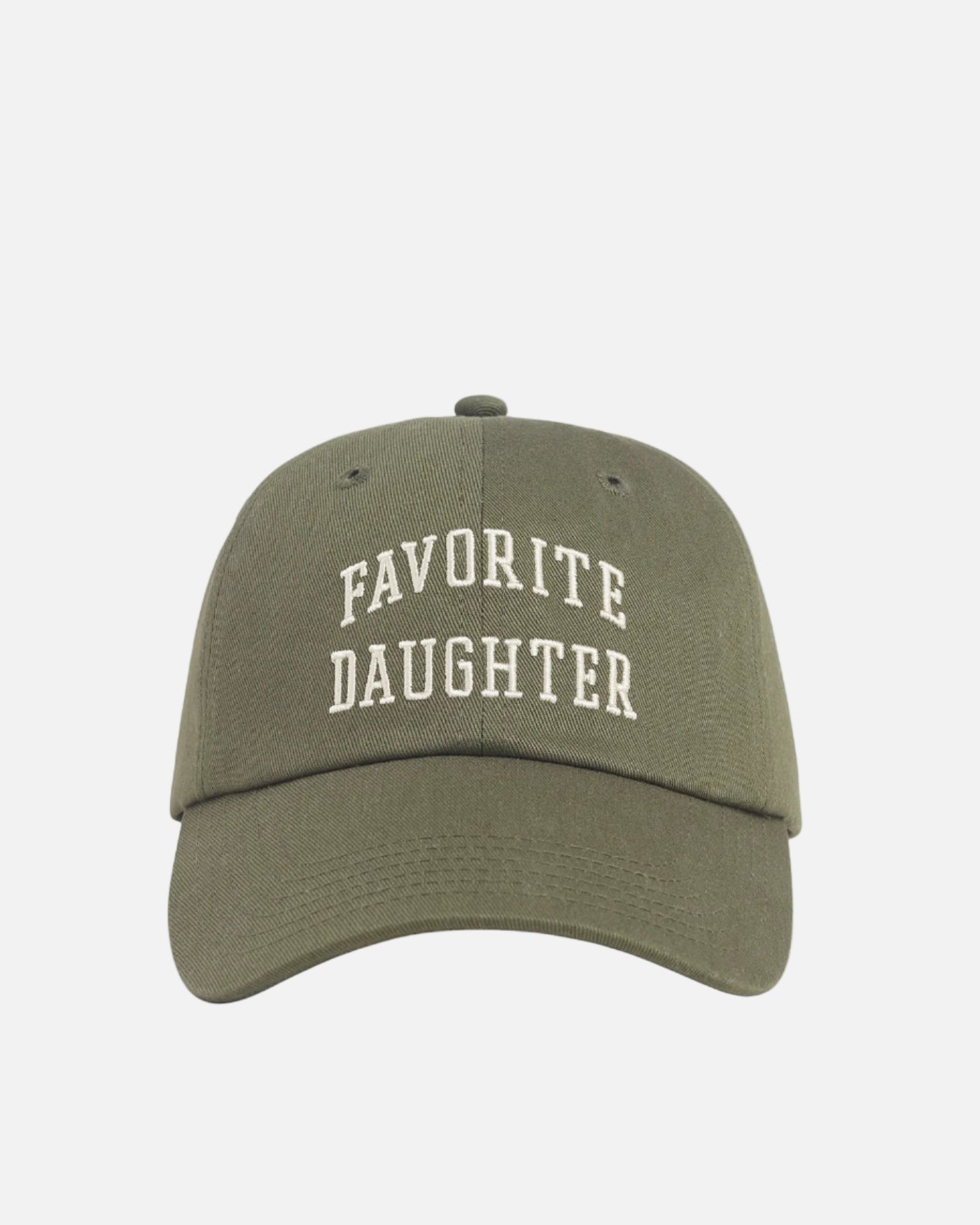 ALL CAPS LOGO BASEBALL CAP - MOSS