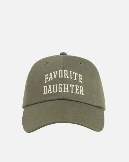 ALL CAPS LOGO BASEBALL CAP - MOSS