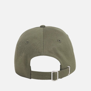 ALL CAPS LOGO BASEBALL CAP - MOSS