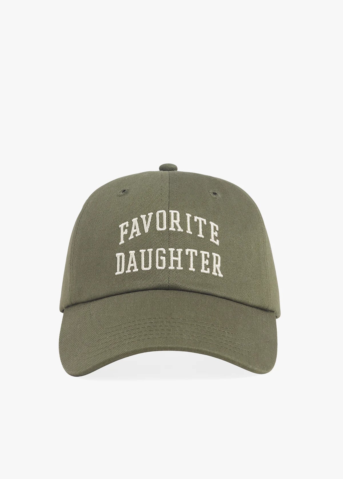 ALL CAPS LOGO BASEBALL CAP - MOSS