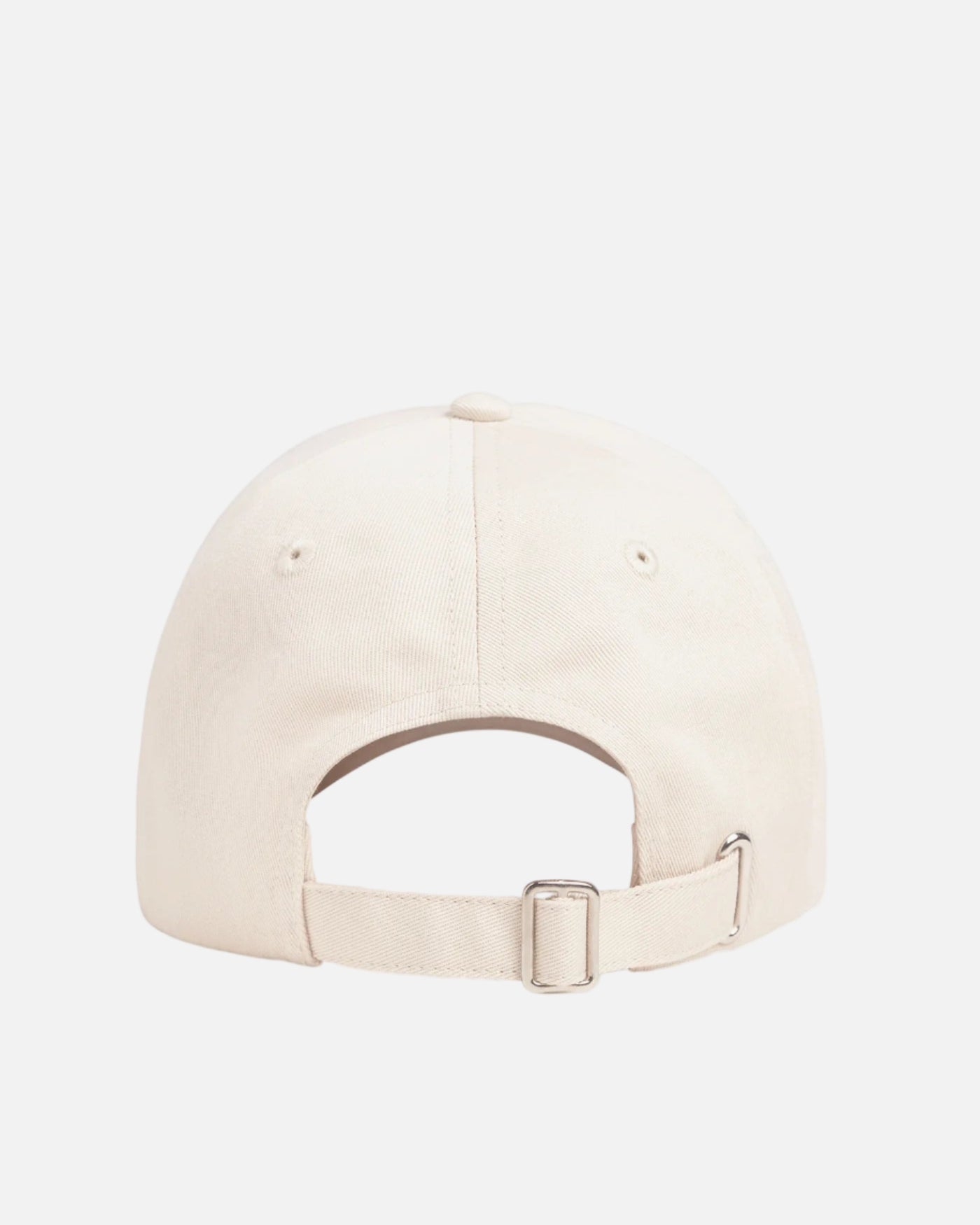 ALL CAPS LOGO BASEBALL CAP - KHAKI/COFFEE