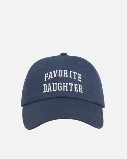 ALL CAPS LOGO BASEBALL CAP - NAVY