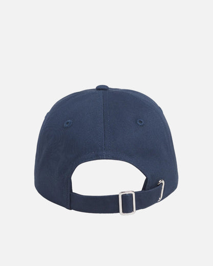 ALL CAPS LOGO BASEBALL CAP - NAVY