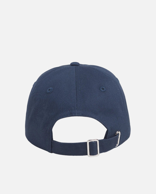 ALL CAPS LOGO BASEBALL CAP - NAVY
