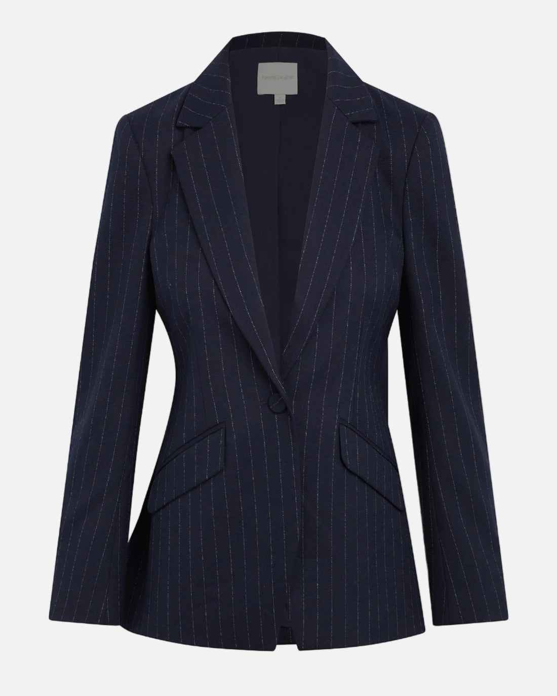THE FAVORITE BLAZER - NAVY PINSTRIPE