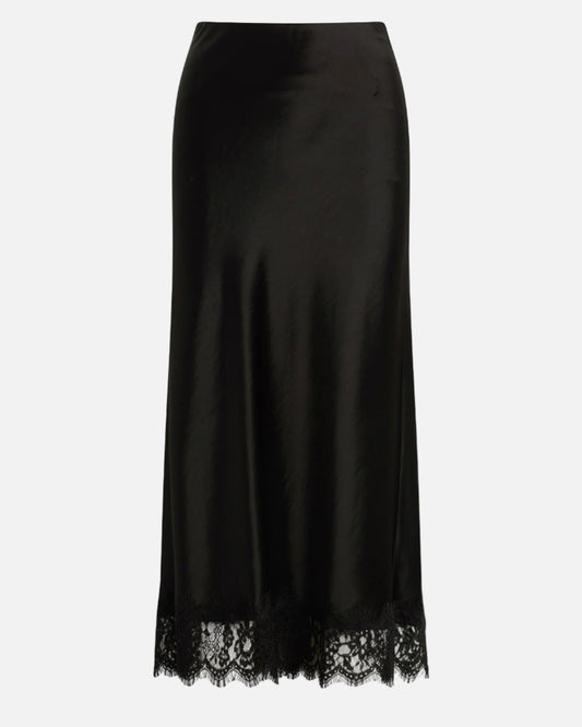 THE PETITE LACY FAVORITE SKIRT - BLACK