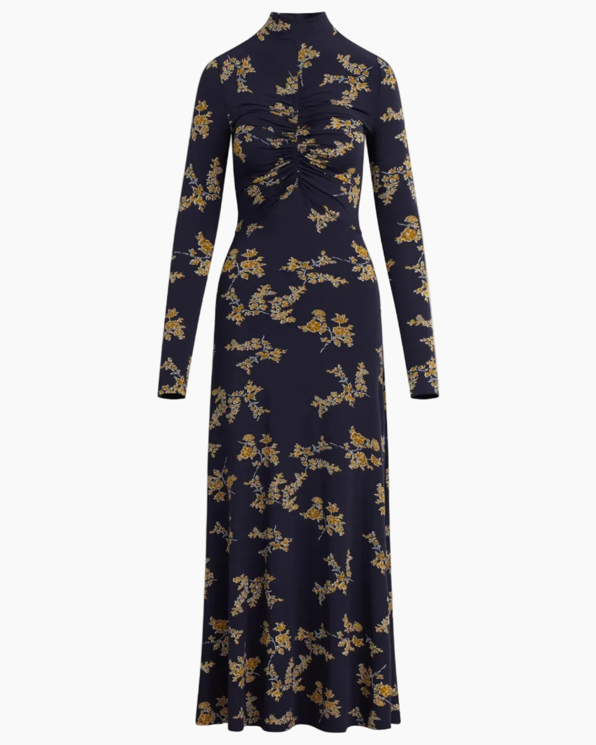 THE LUCIA DRESS - NAVY VINE FLORAL
