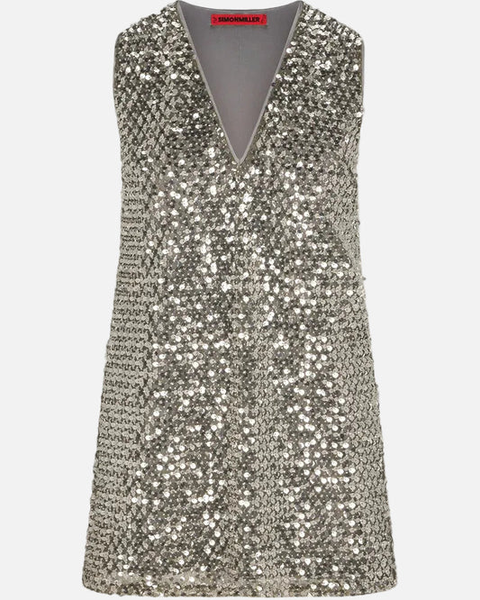 FOUNTAIN SEQUIN DRESS | SATELLITE