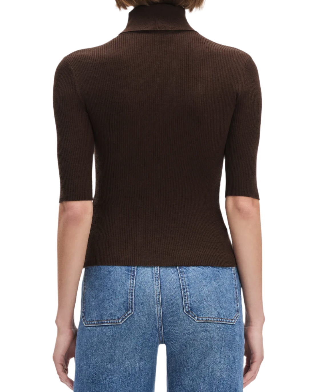 THE AMELIA TOP - COFFEE