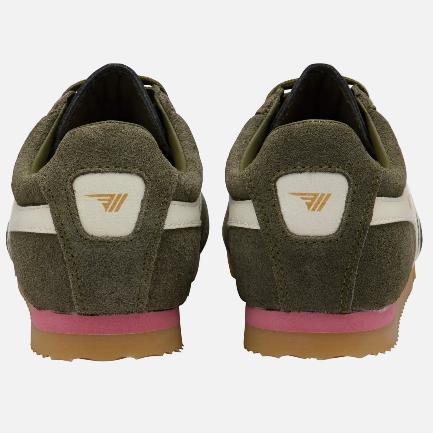 APOLLO SNEAKERS - KHAKI/OFF WHITE/CORAL PINK
