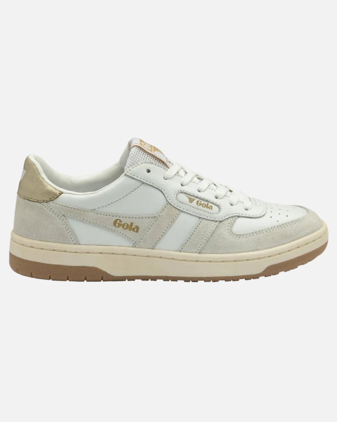 HAWK SNEAKERS - WHITE/WHITE/GOLD