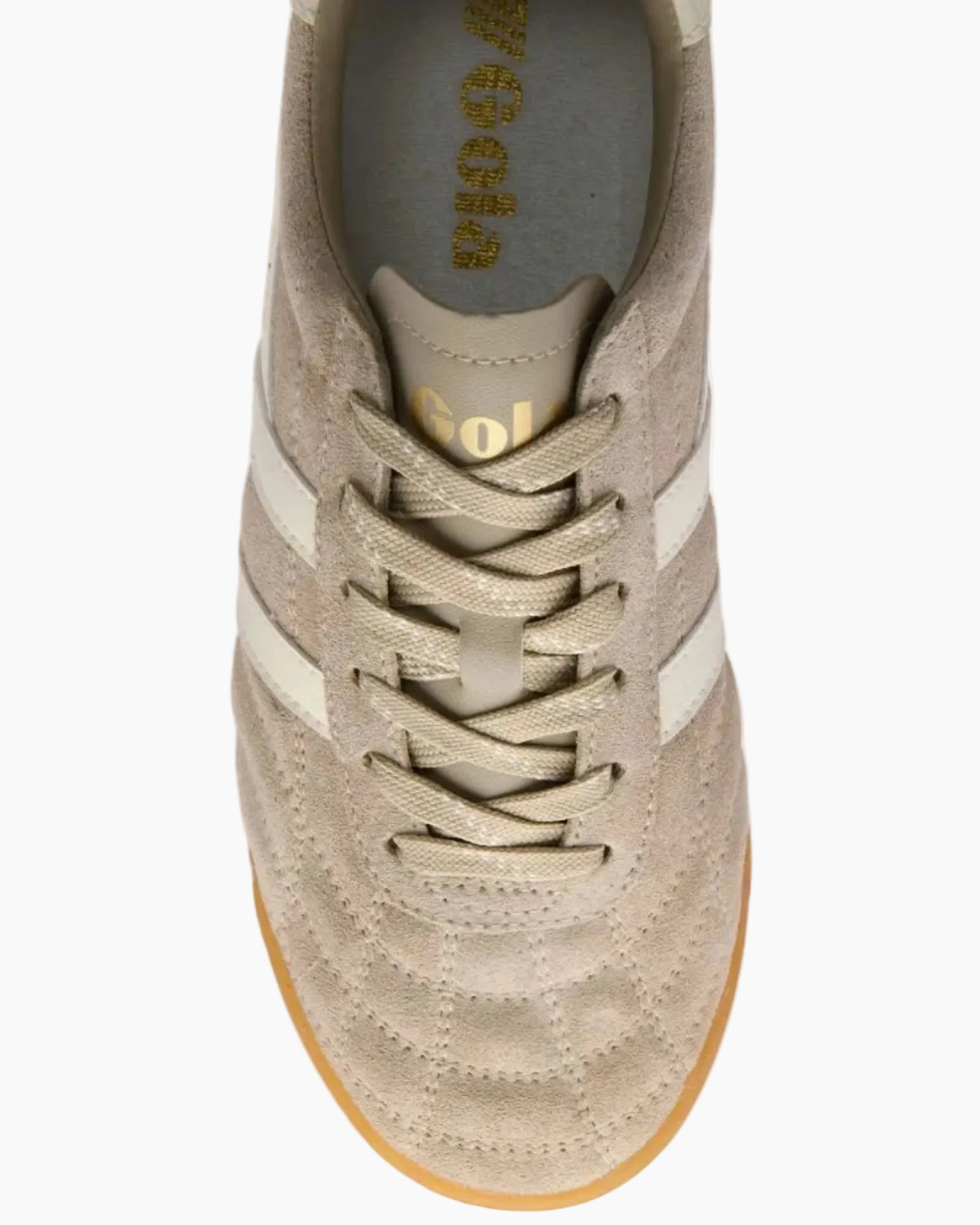 STADIUM SUEDE SNEAKERS - BONE OFF WHITE