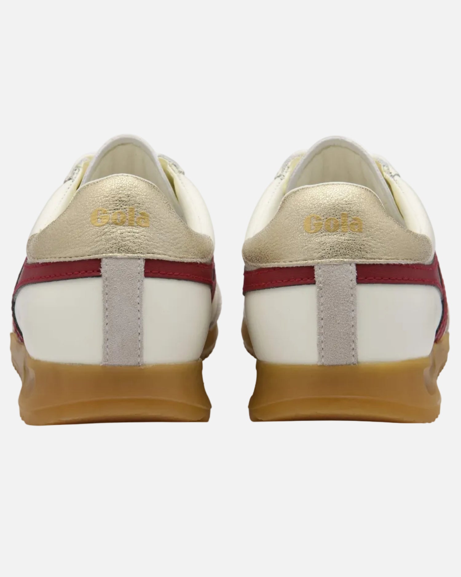 TORPEDO LEATHER SNEAKERS - OFF WHITE/DEEP RED