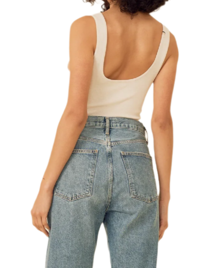 HOLLIE TANK BODYSUIT - IVORY
