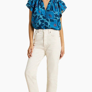 VIOLETTE BLOUSE - LAGO FLORAL