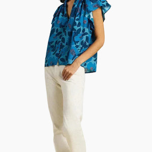 VIOLETTE BLOUSE - LAGO FLORAL