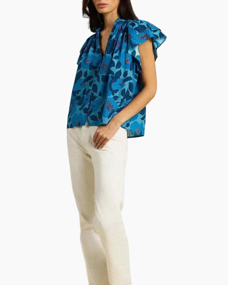 VIOLETTE BLOUSE - LAGO FLORAL