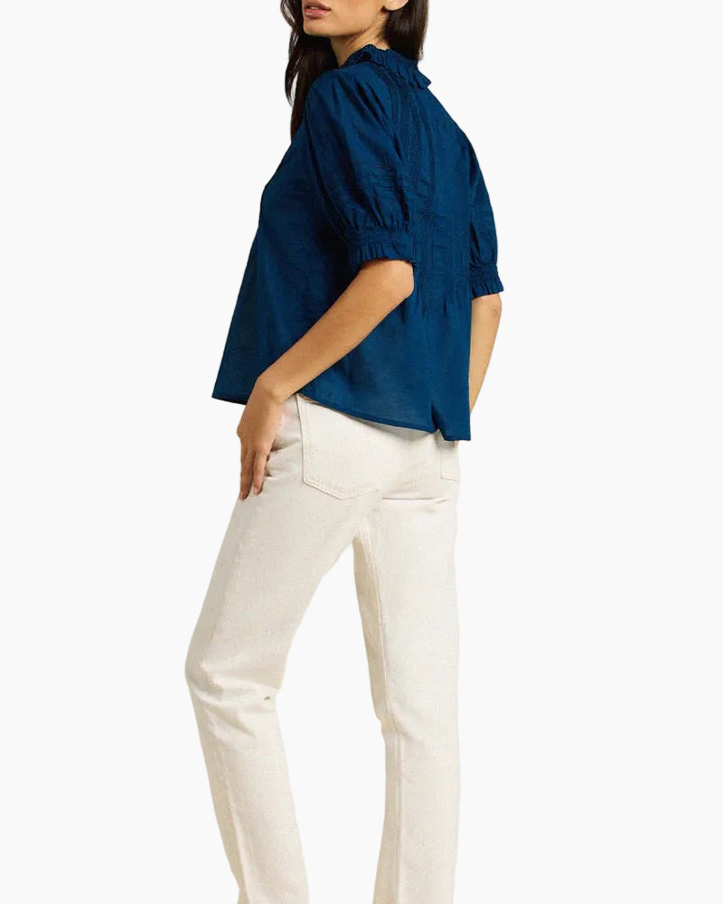 JESS BLOUSE - LAGUNA NAVY