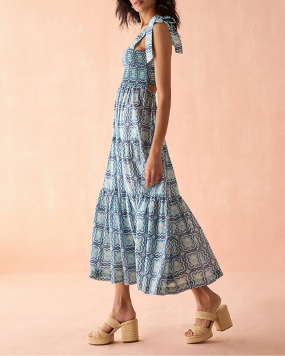 LANA MAXI DRESS - LEENA SANTORINI