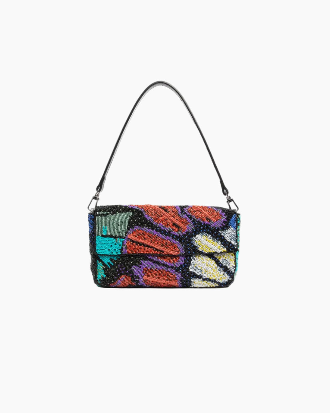 TIMMY CONVERTIBLE SHOULDER BAG - BUTTERFLY CHROME
