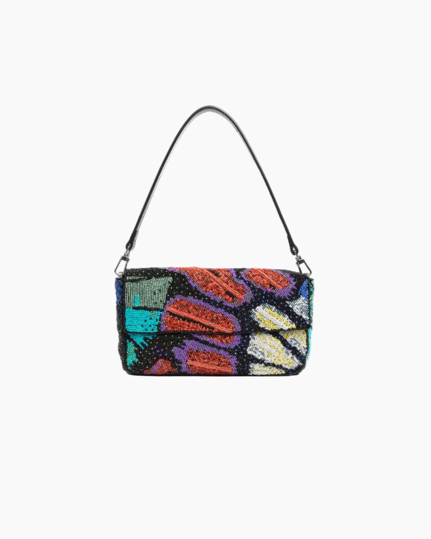 TIMMY CONVERTIBLE SHOULDER BAG - BUTTERFLY CHROME