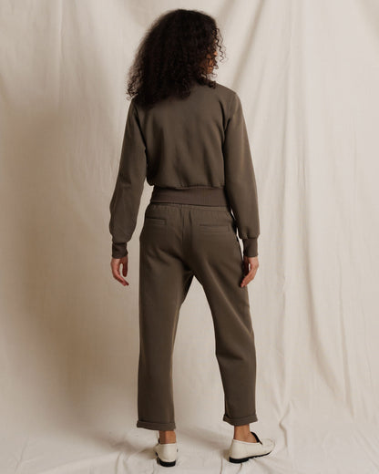 MILANA TRAVEL TRACK JACKET - DARK OLIVE