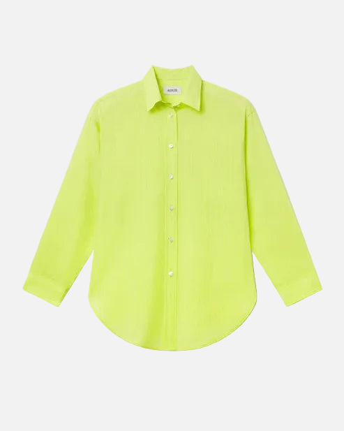 SONA SHIRT - FONTANA STRIPE/CHARTREUSE