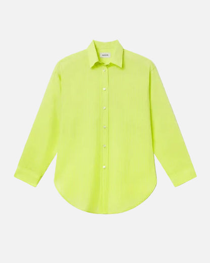 SONA SHIRT - FONTANA STRIPE/CHARTREUSE
