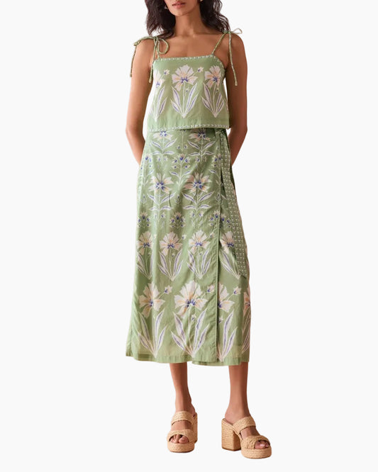 SAMMIE SKIRT - MACIE MATCHA