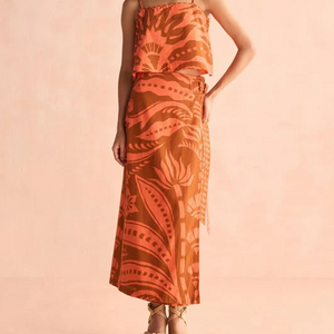 SAMMI SKIRT - NAIA TERRACOTTA