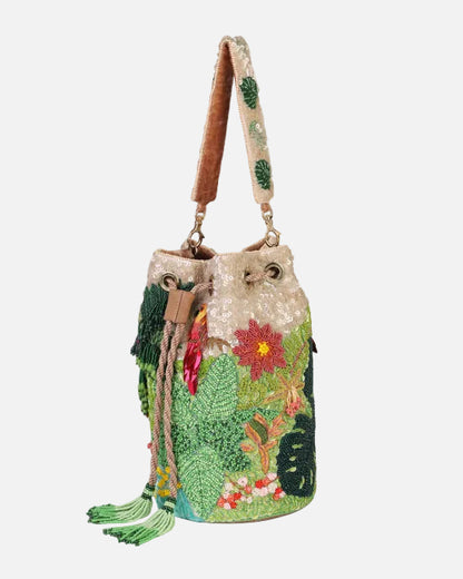 TROPICAL FOREST BUCKET BAG