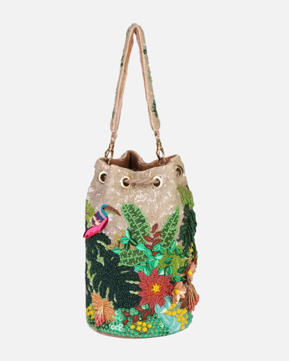 TROPICAL FOREST BUCKET BAG