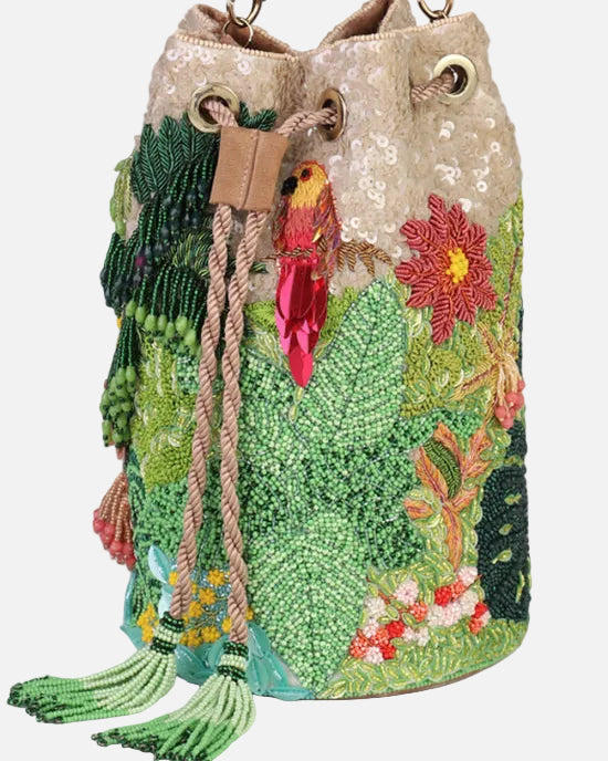 TROPICAL FOREST BUCKET BAG