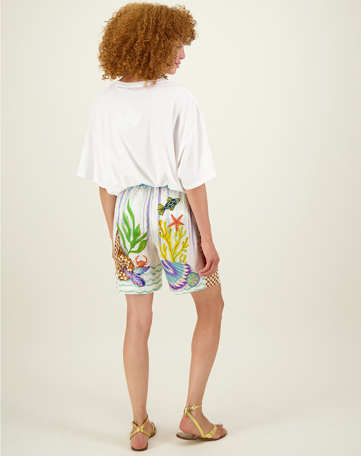 ELEANOR BERMUDA SHORTS - MAGIC OCEAN